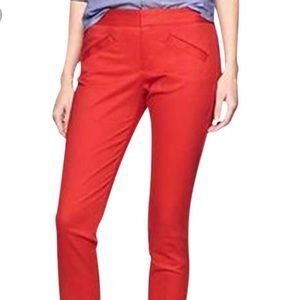 Gap red/orange ultra skinny pants. Size 4